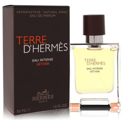 Terre D’hermes Eau Intense Vetiver by Hermes Eau De Parfum Spray 1.7 oz (Men)