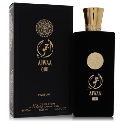 Ajwaa Oud by Nusuk Eau De Parfum Spray (Unisex) 3.4 oz (Men)