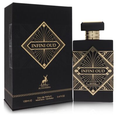 Maison Alhambra Infini Oud by Maison Alhambra Eau De Parfum Spray (Unisex) 3.4 oz (Men)