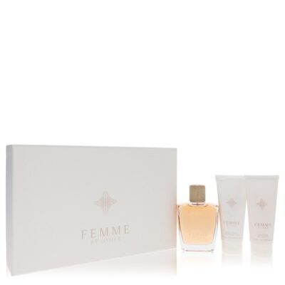 Usher Femme by Usher Gift Set — 3.4 oz Eau De Parfum Spray + 3.4 oz Body Lotion + 3.4 oz Shower Gel (Women)