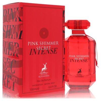 Maison Alhambra Pink Shimmer Secret Intense by Maison Alhambra Eau De Parfum Spray 3.4 oz (Women)