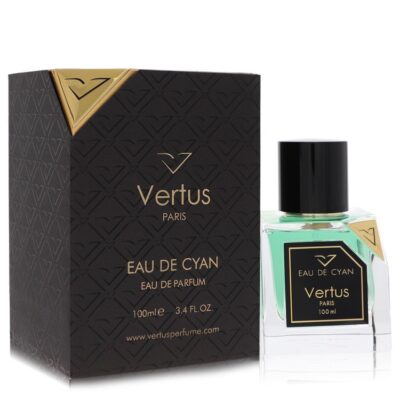 Vertus Eau De Cyan by Vertus Eau De Parfum Spray (Unisex) 3.4 oz (Men)